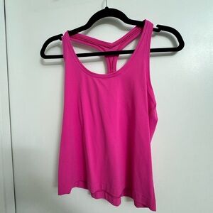 Lululemon Athletica Pink Sleeveless Crop Tank Top